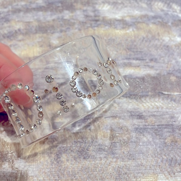 Vintage Dior Lucite Cuff bracelet - Picture 1 of 3